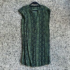 Anthropologie Snakeskin printed dress